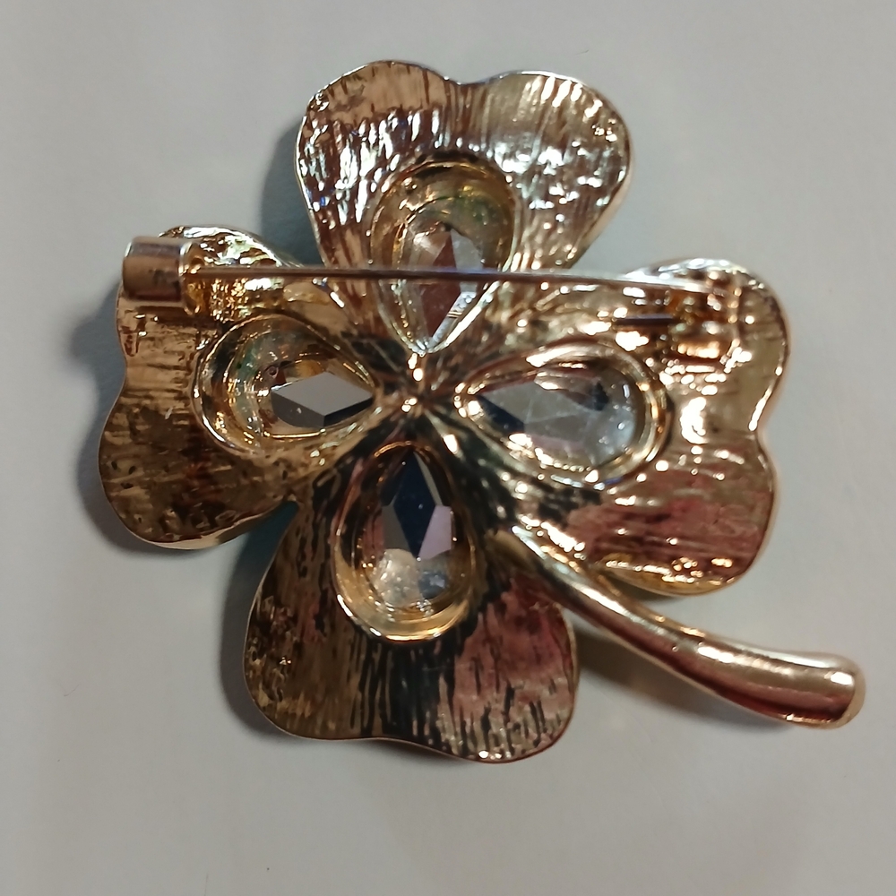 🍀Saint Patricks Day Shamrock Brooch🍀 - Picture 4 of 13